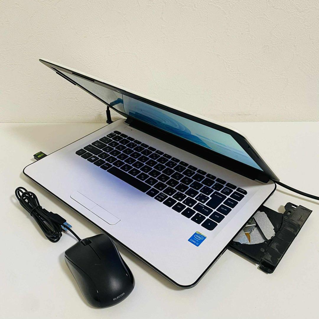 Y137 HPノートパソコンWEBカメラSSD高速Windows11オフィス付き