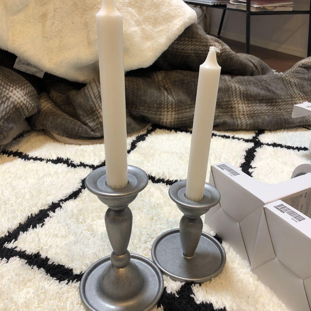 【花嫁バトン】IKEA 燭台　2個入り×6個セット
