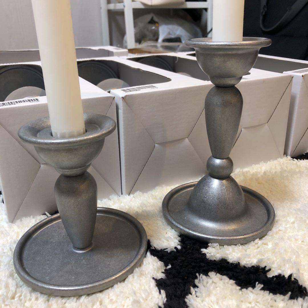 【花嫁バトン】IKEA 燭台　2個入り×6個セット
