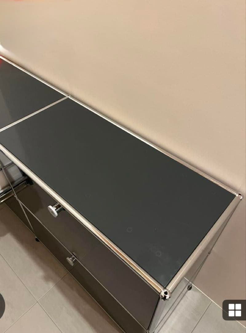 USMハラー 2連2段 エクステンションドア×4 鍵付き アントラサイト