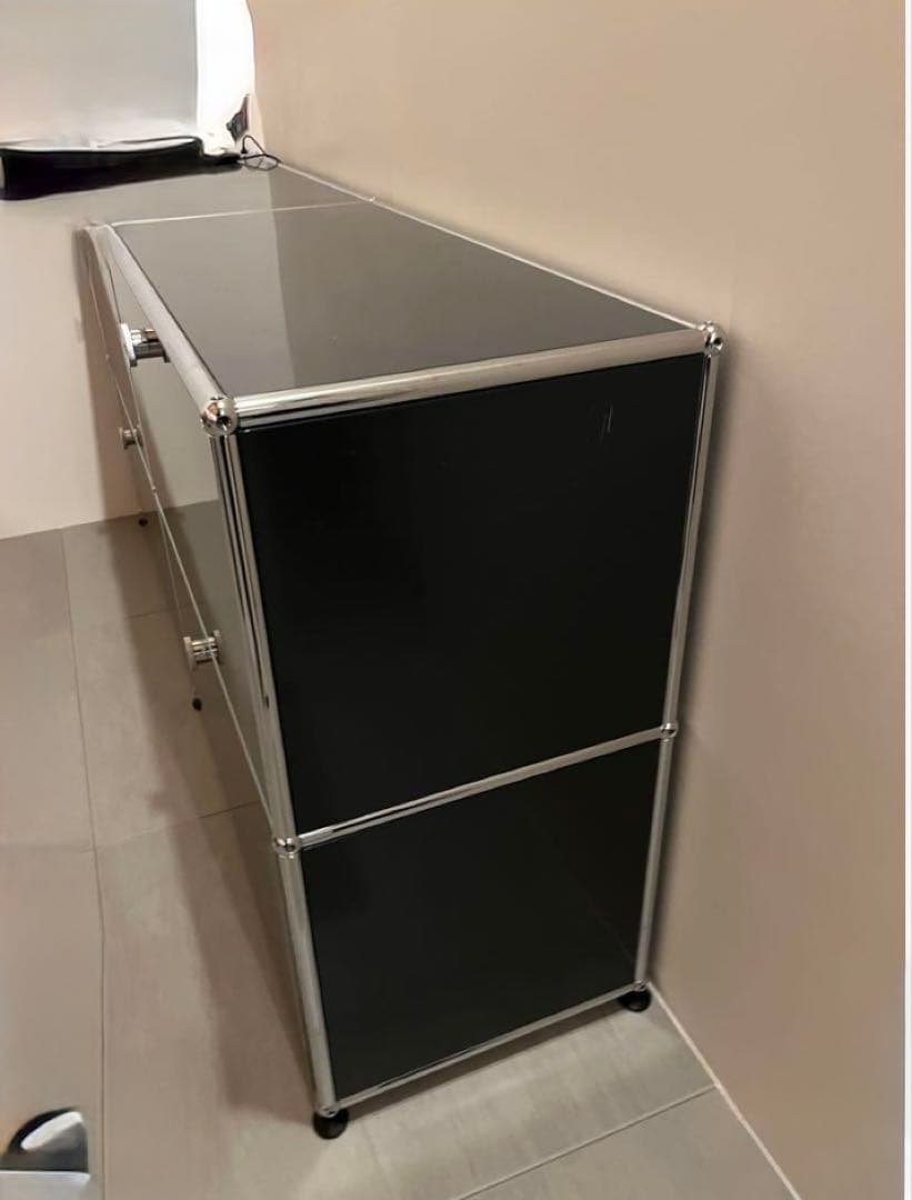 USMハラー 2連2段 エクステンションドア×4 鍵付き アントラサイト