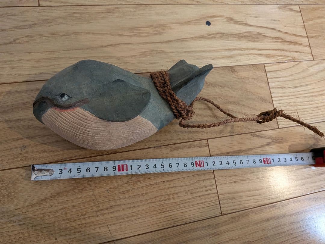 世界に１つ　木掘り　くじら　鯨