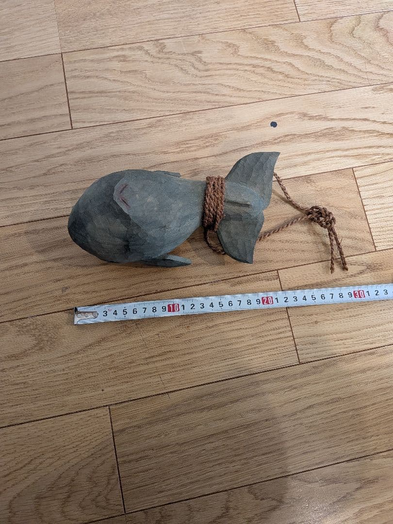 世界に１つ　木掘り　くじら　鯨