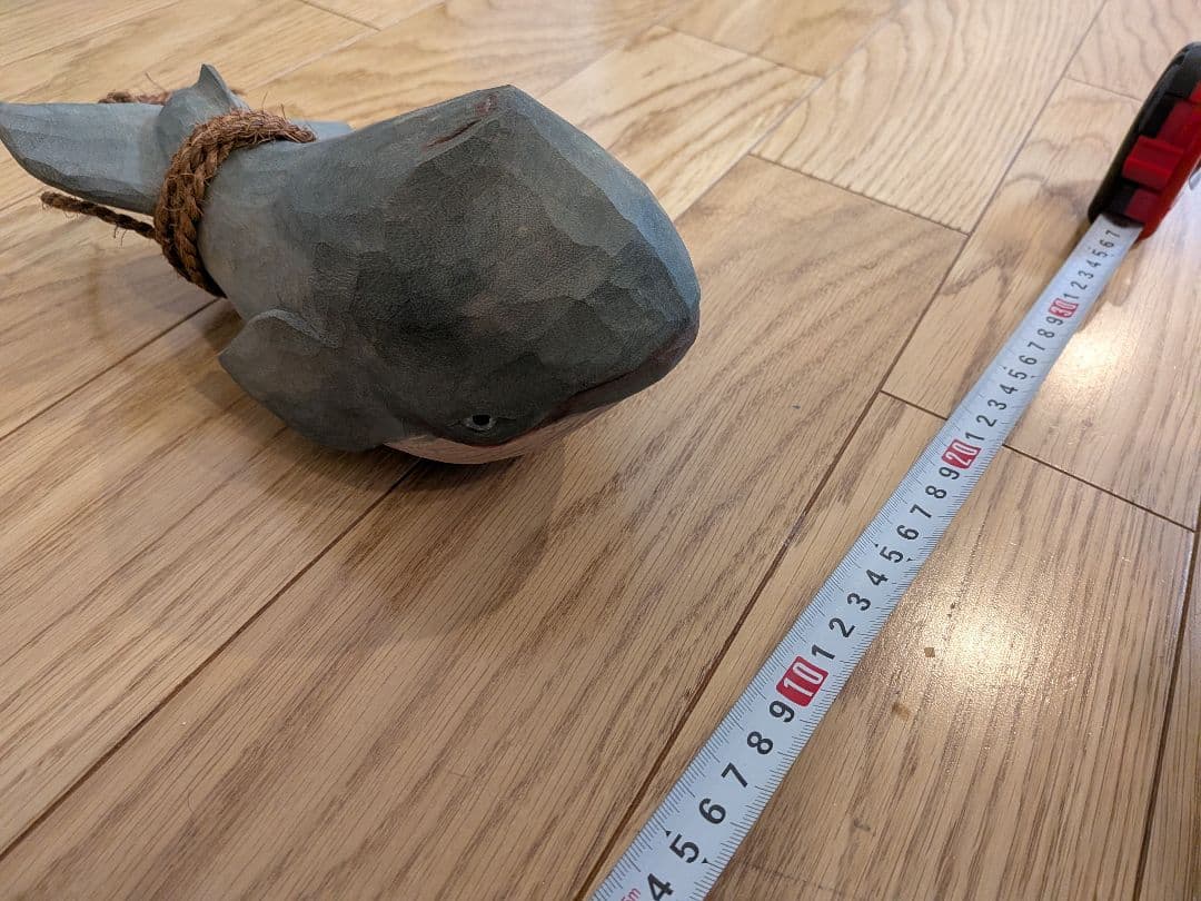 世界に１つ　木掘り　くじら　鯨