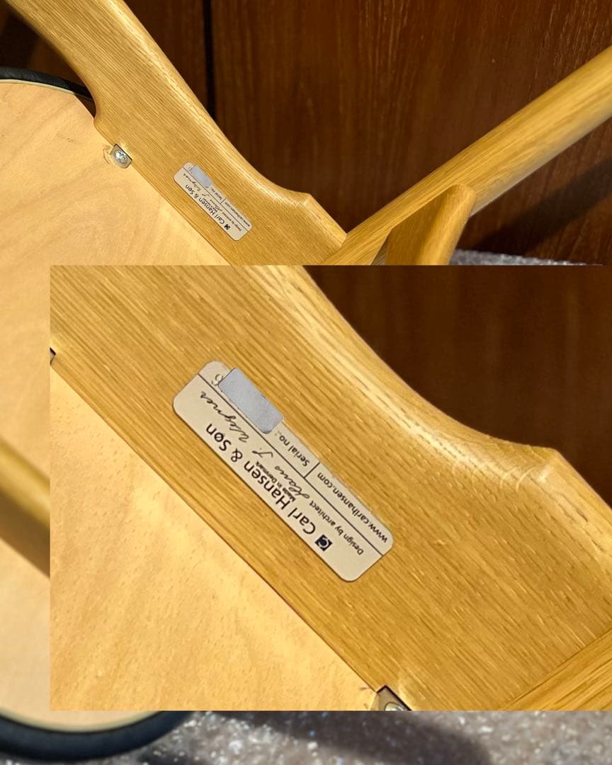 正規品 CH33P オーク/オイル仕上げ ウェグナー椅子 カールハンセン&サン