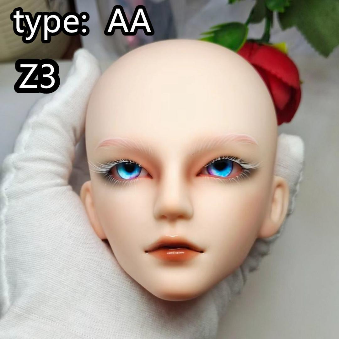 球体関節人形bjd 1/3ドールヘッドメイク アクリルMJD 手描きメイク