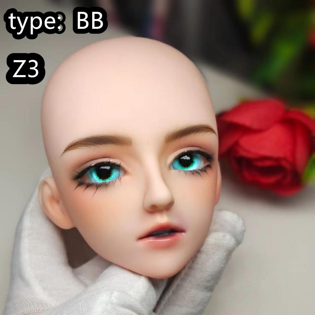 球体関節人形bjd 1/3ドールヘッドメイク アクリルMJD 手描きメイク