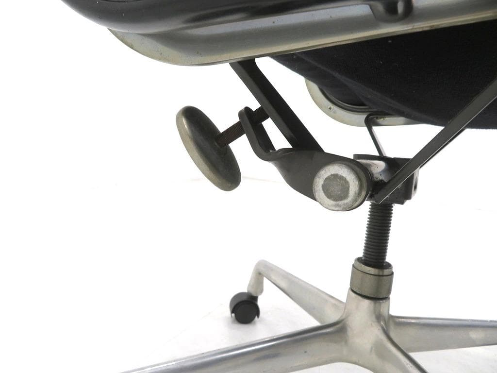 ハーマンミラー　ビンテージ　4本脚　イームズ　ソフトパッド　総本革　レザー