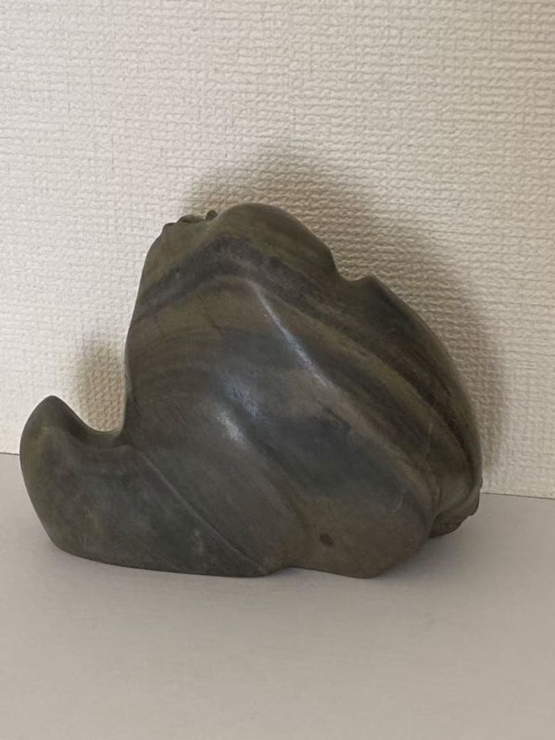 中国美術 天然石 鑑賞石玉石龍彫刻 置物 時代物
