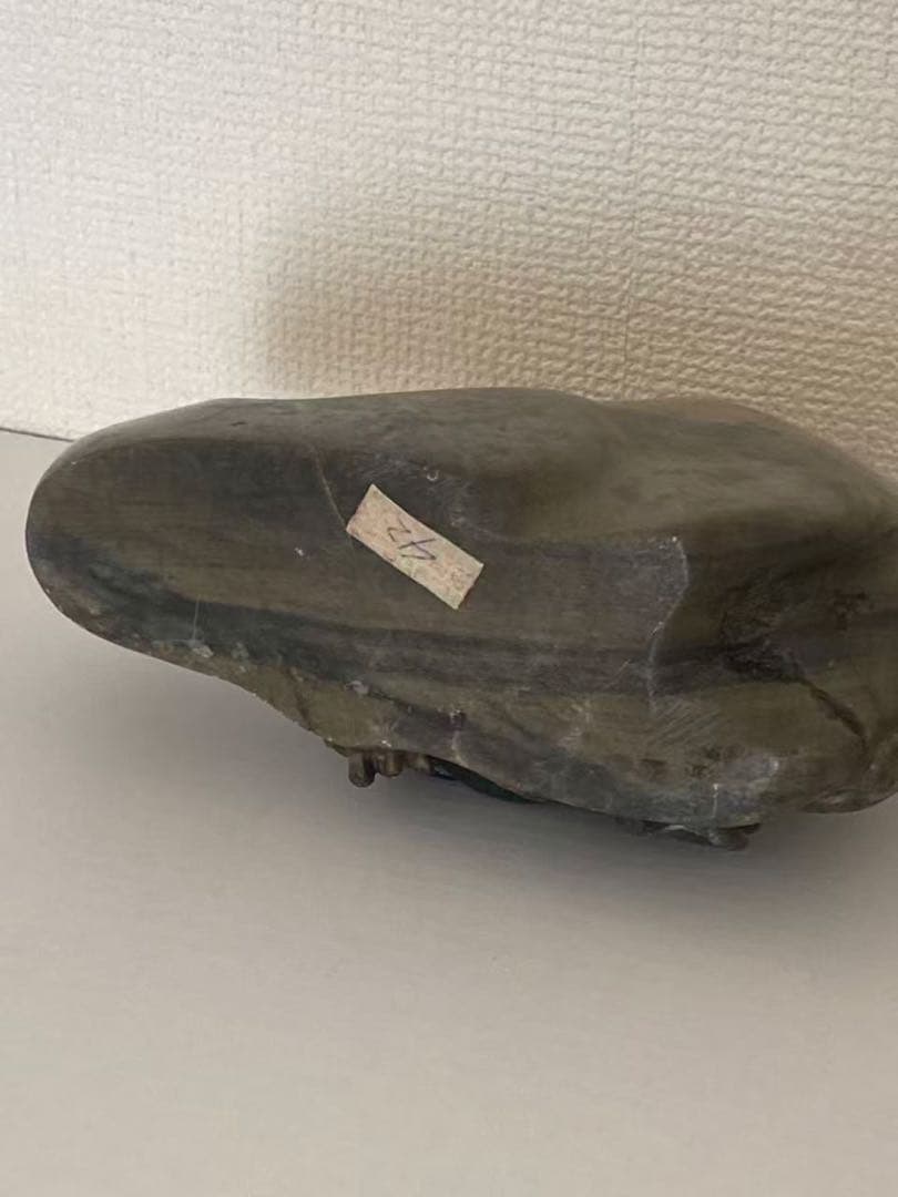 中国美術 天然石 鑑賞石玉石龍彫刻 置物 時代物
