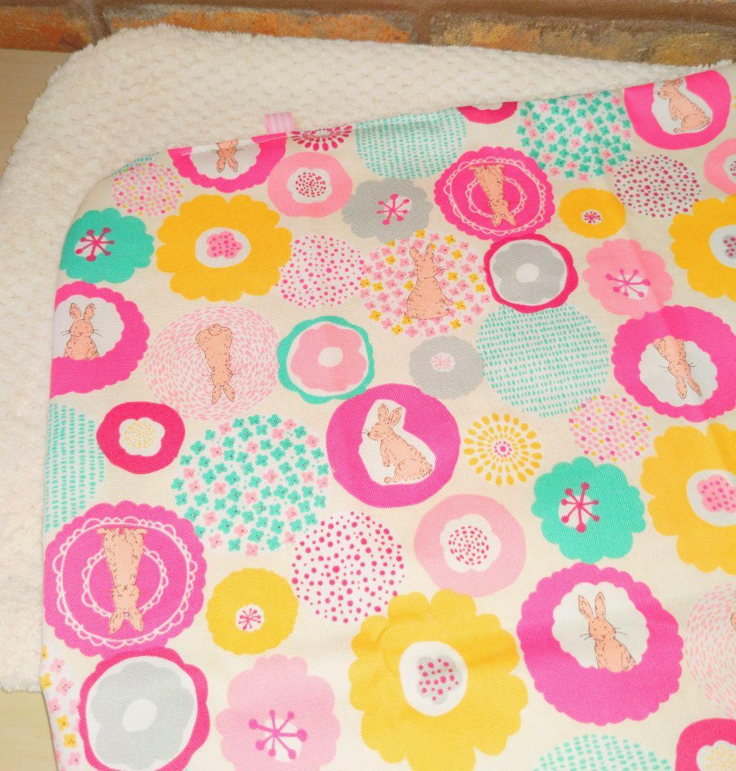 専用♥お年玉超特価❤みかん＊柔ふわ❤ヘアドライタオル♥うさflower…ピンク♥