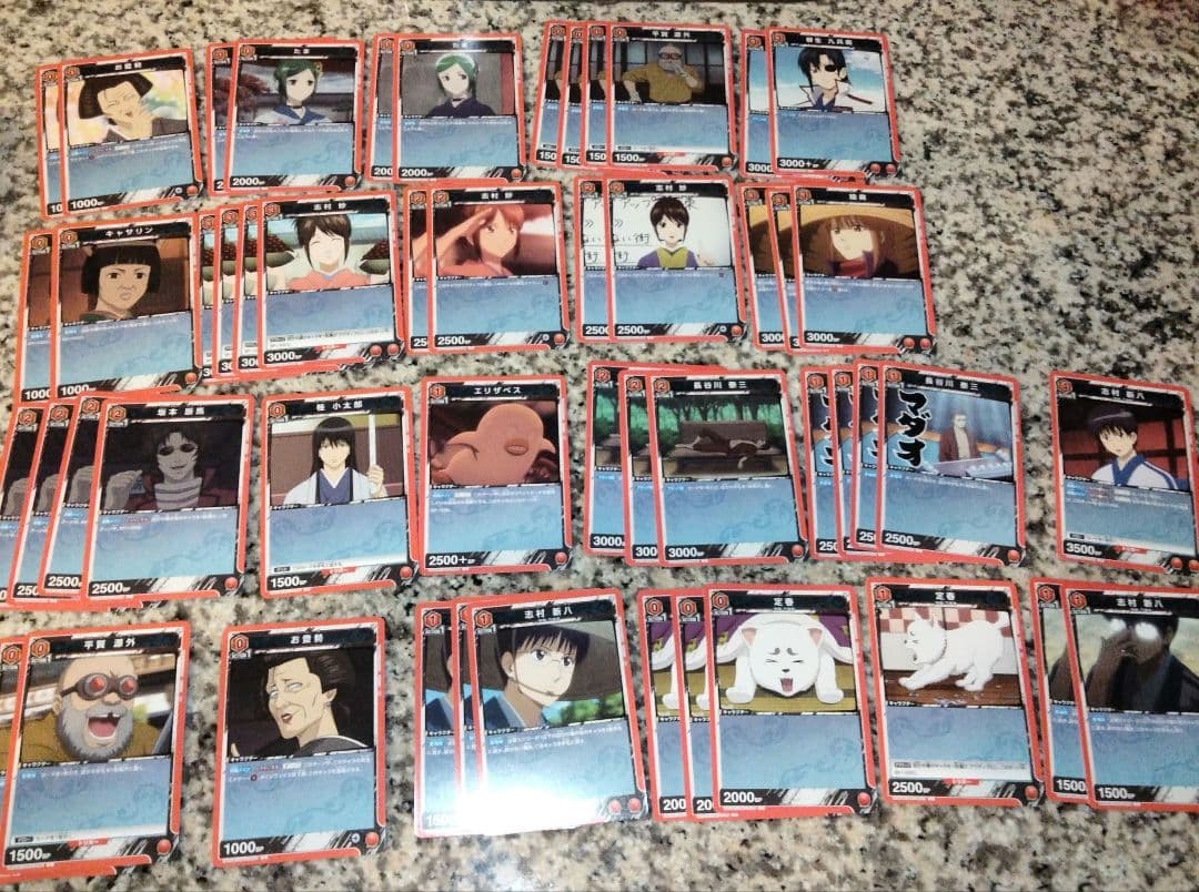 銀魂 カード まとめ売り ぱしゃこれ ステッカー クリアカード プチスタンド