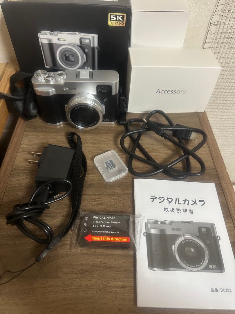 SIXTARY 5K デジカメ スマホに送れる デジタルカメラ 4800万画素