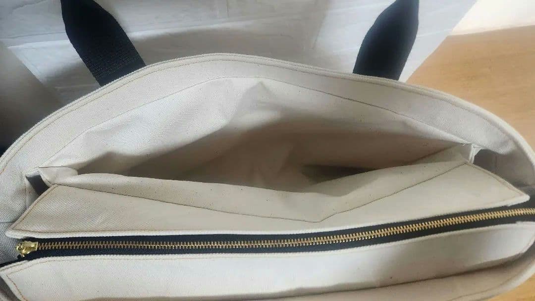 帆布　デニム　大容量　トートバッグ　生なり　8号帆布