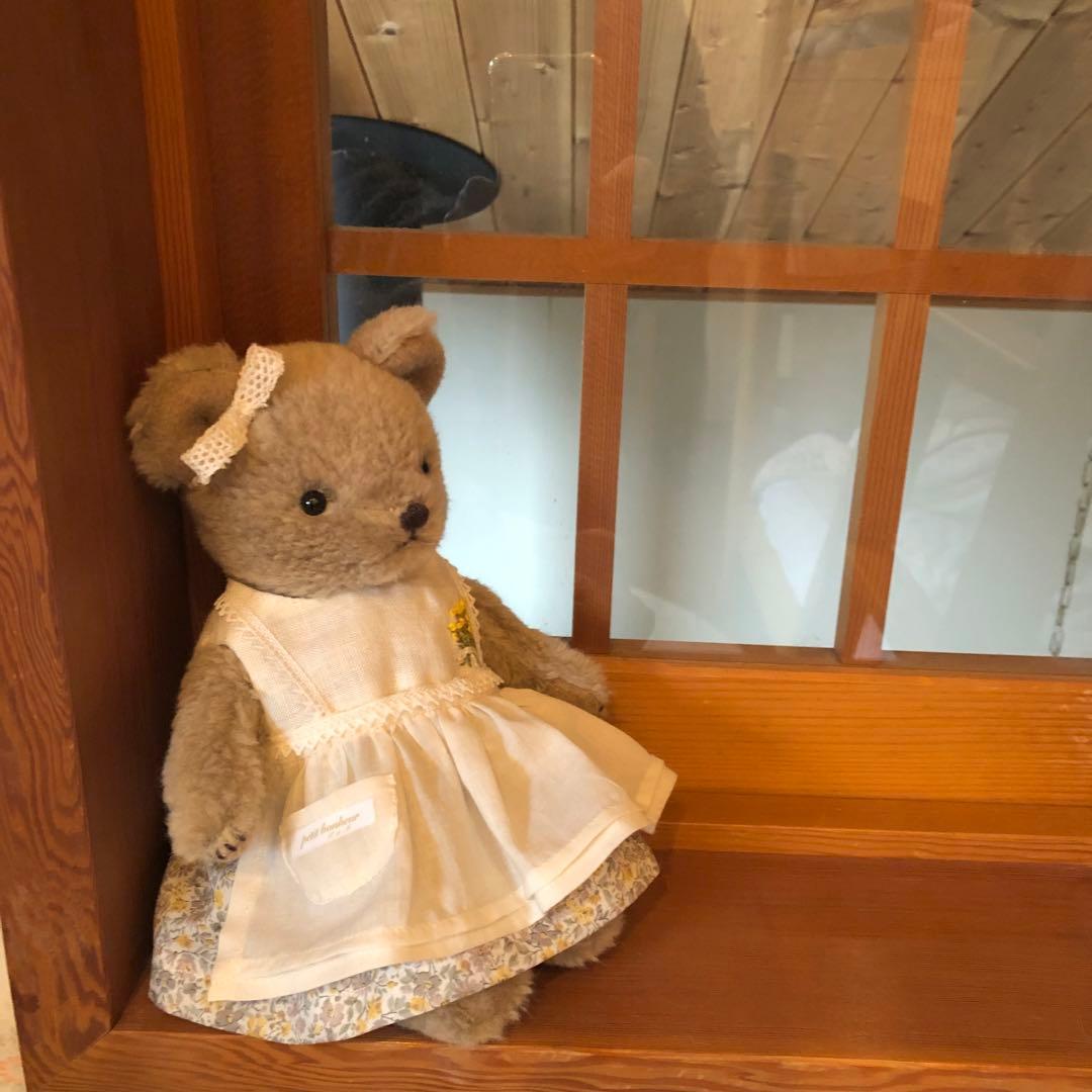 ハンドメイド　優しいくまさん　アルパカ&ウールのぬいぐるみ