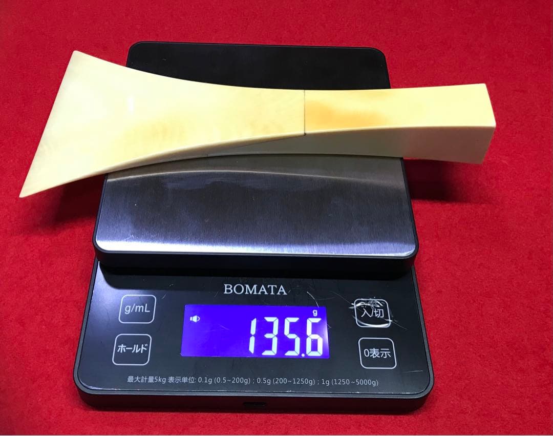 三味線撥101 天然素材マンモス/三味線/弦楽器/バチ