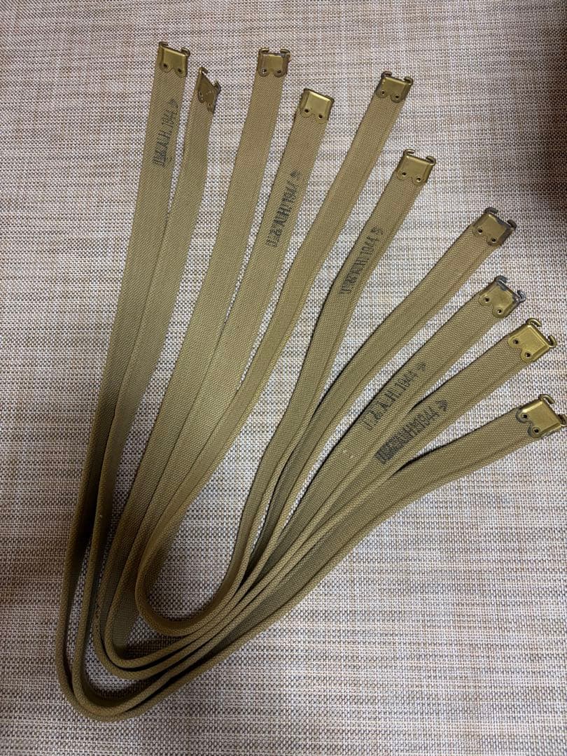 ベージュキャンバスストラップ 5本セット
