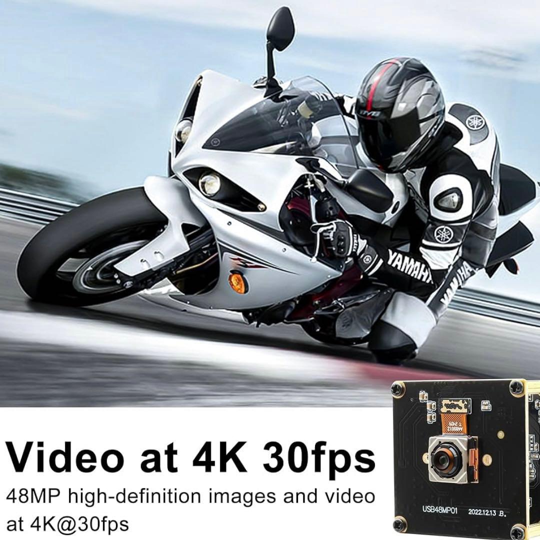 オートフォーカス USB ウェブカメラ 48MP