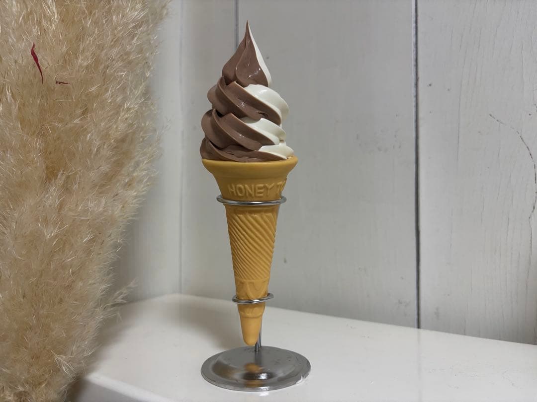 ソフトクリーム食品サンプル　バニラ、ミックス、チョコレート⚠️スタンドなし