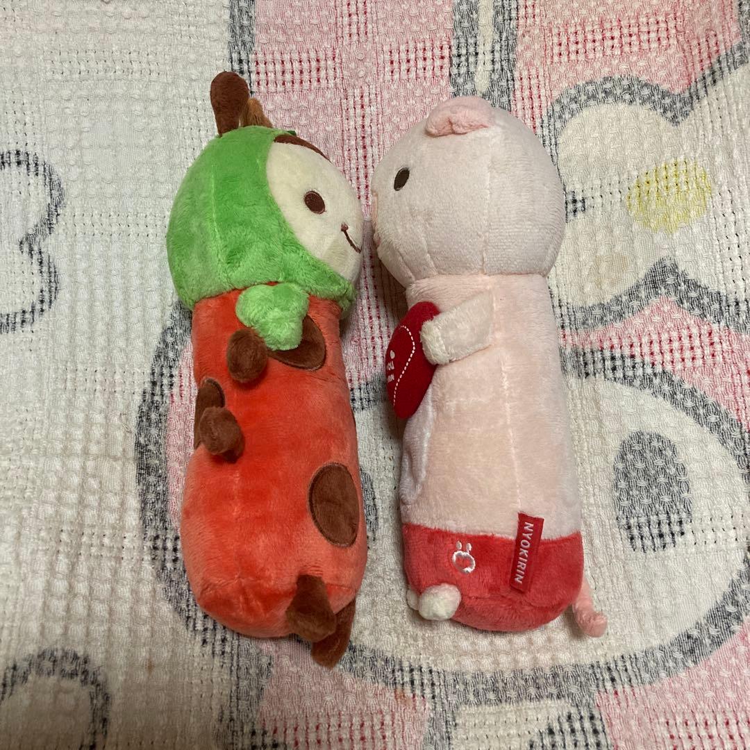 にょきりん　NYOKIRIN ぬいぐるみ　2こ　中古品
