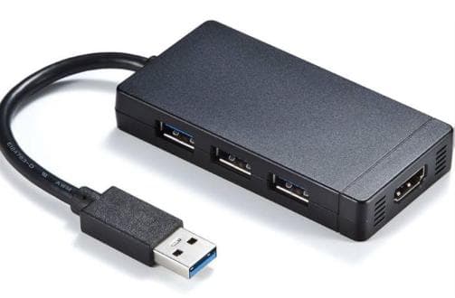 分配器・切替器 HDMI + 3Port USB 3.0 HUB