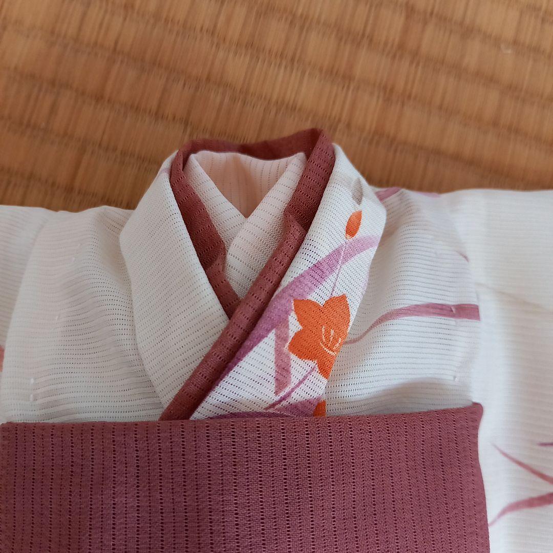 市松人形　10号 単衣　着物　帯　ドール　絽　夏の装い　襦袢　着せ替え