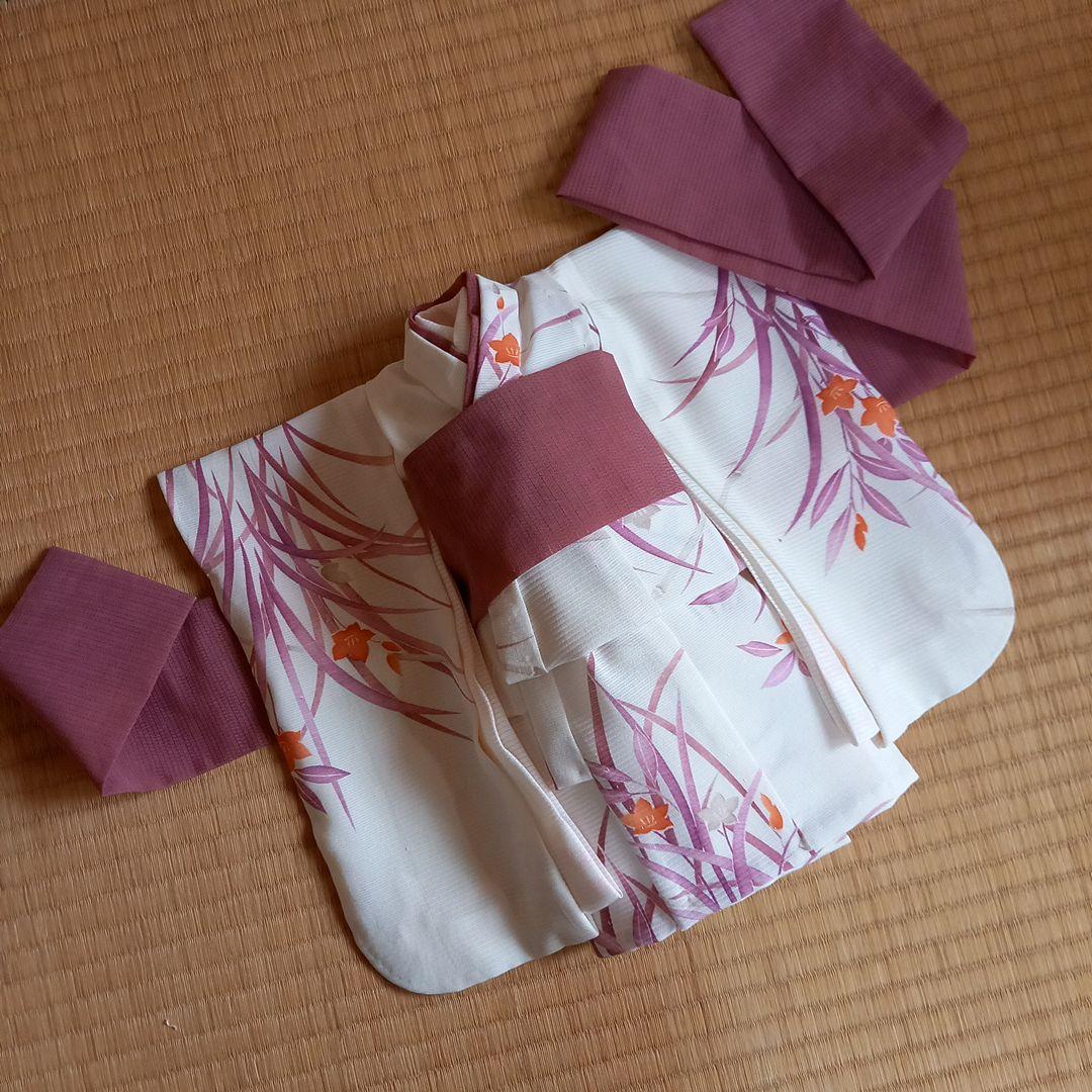 市松人形　10号 単衣　着物　帯　ドール　絽　夏の装い　襦袢　着せ替え