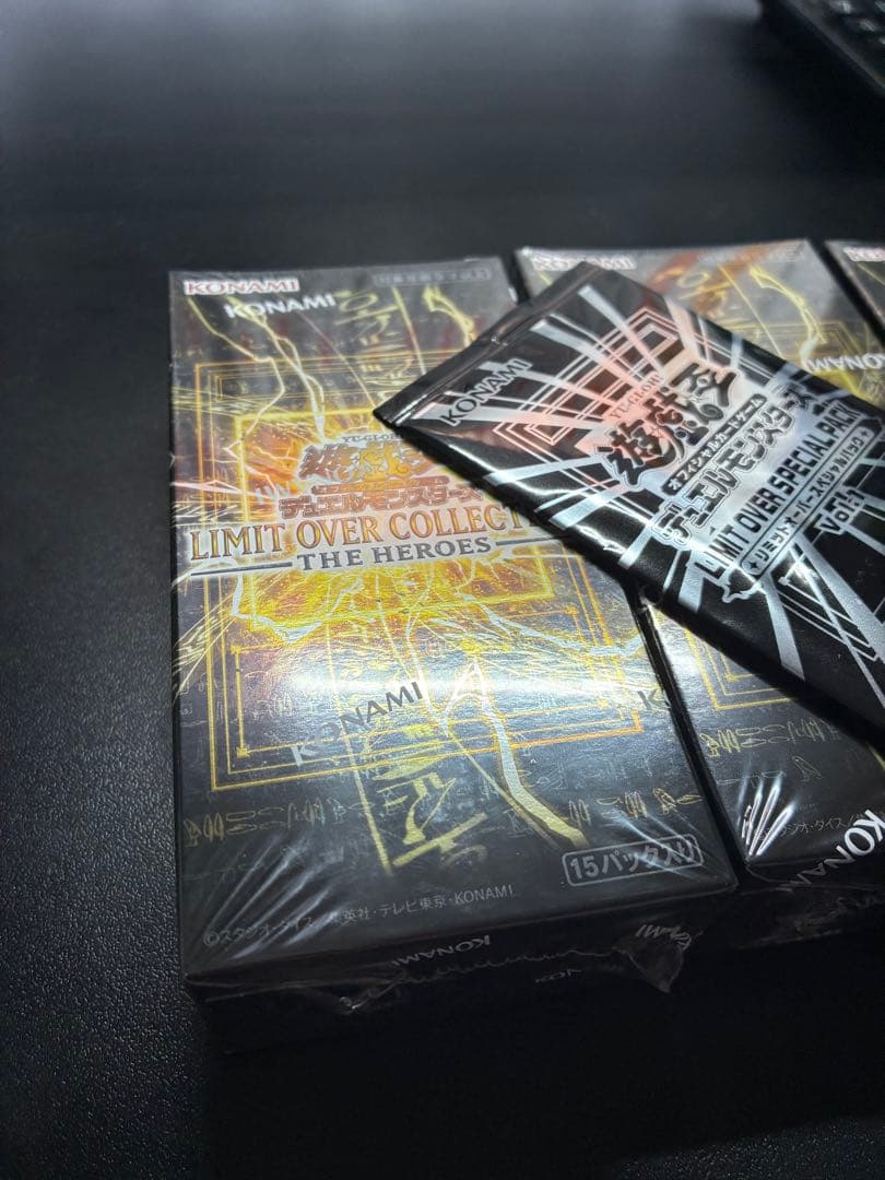 遊戯王 リミットオーバーコレクション 3BOX プロモ付き 新品未開封