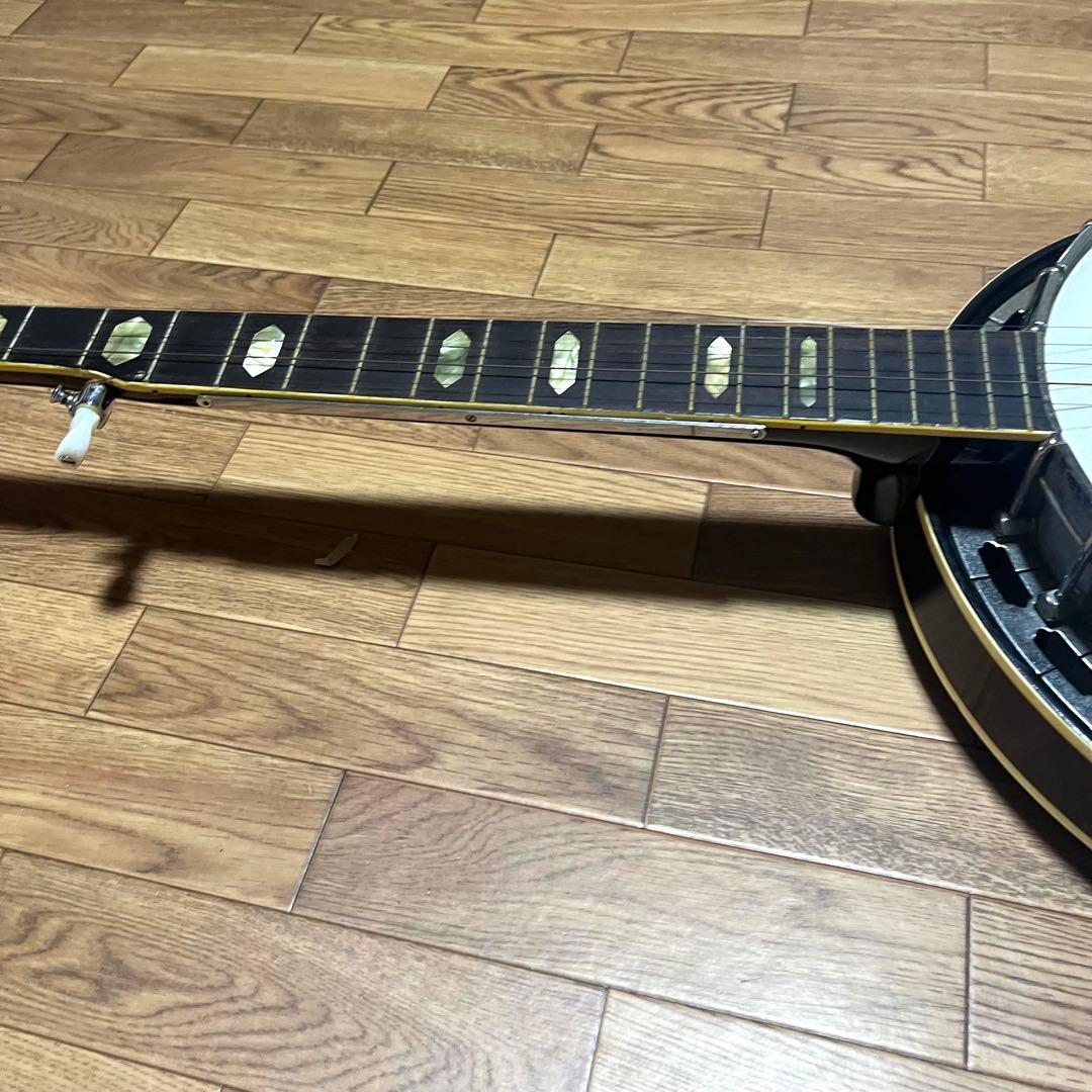 Vine V10R 5弦バンジョー 日本製 ピアレス ハードケース付 弦あり