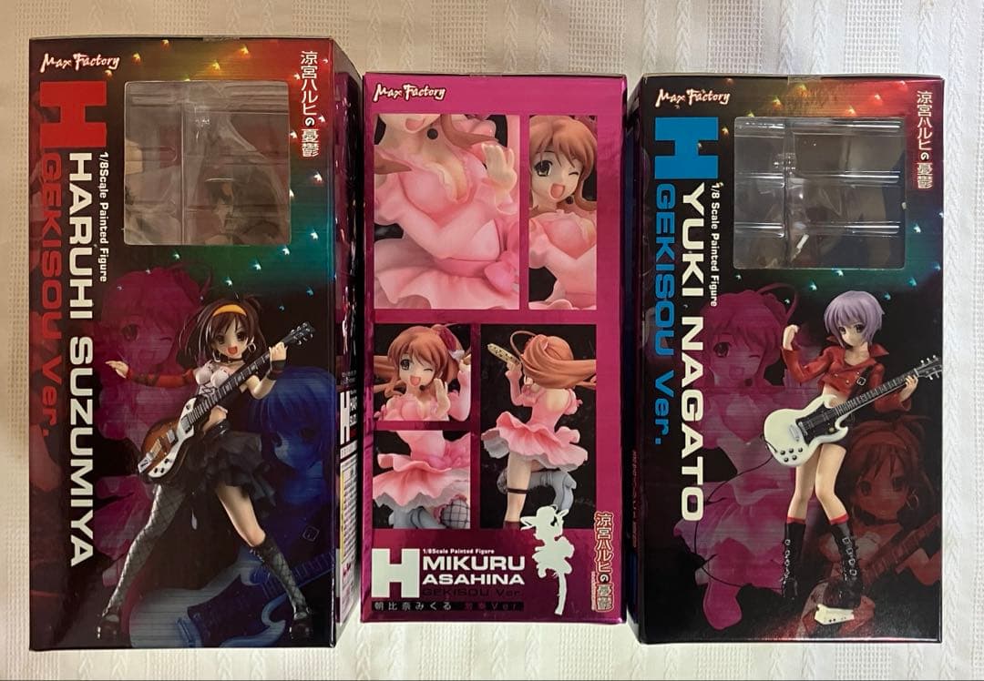 涼宮ハルヒ・長門有希・朝日奈みくる／激奏！！！／フィギュア