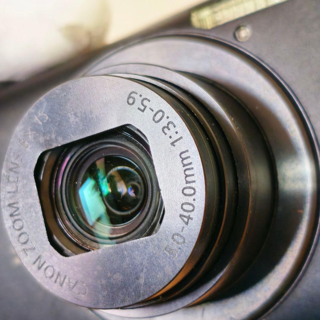 【訳あり】Canon IXY 600F ブラック デジカメ フルHD 動作確認済