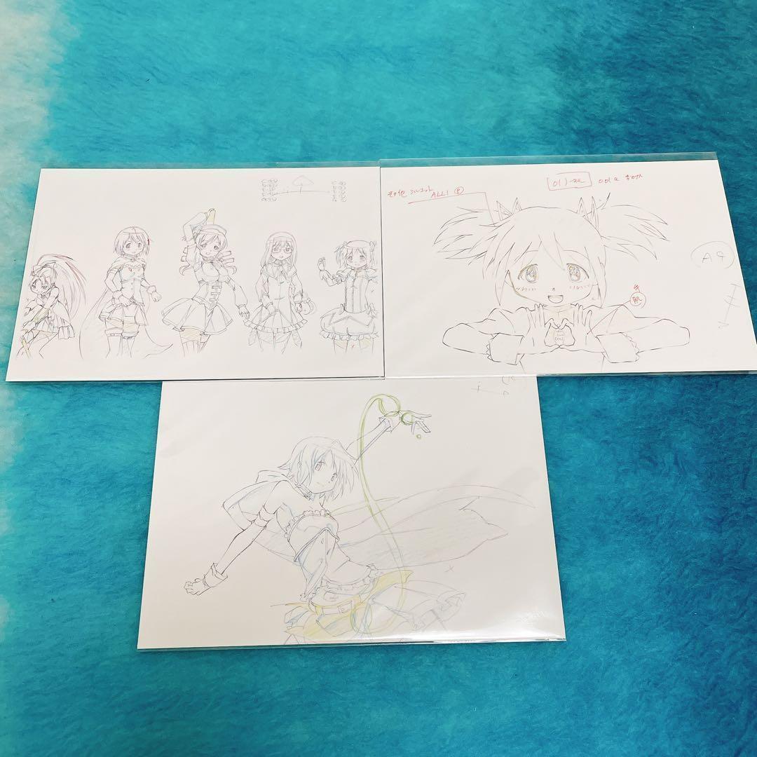 【限定】シャフト50周年展 まどマギ 5人セット（アクスタ/缶バッジ/ピンズ）