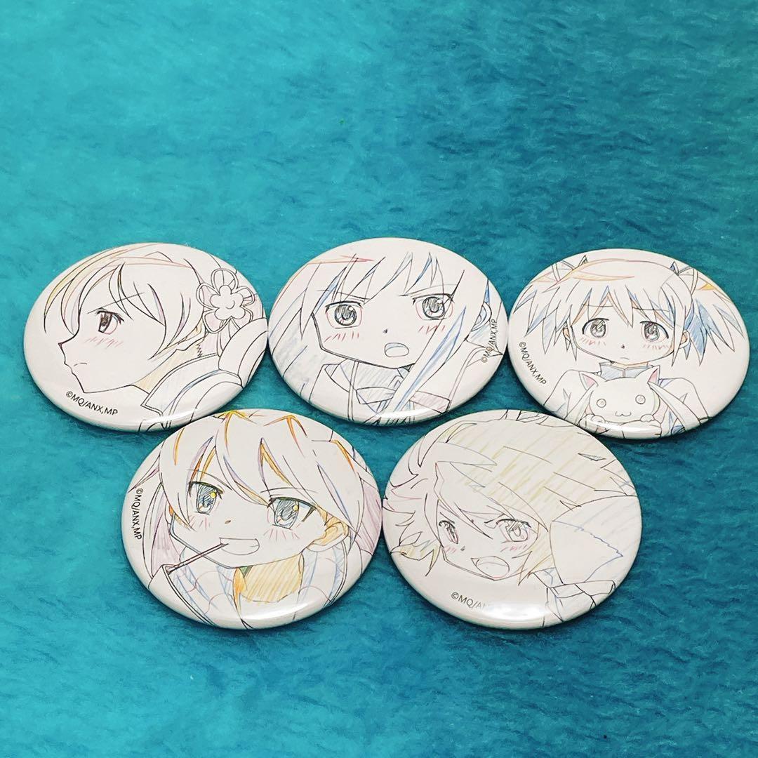 【限定】シャフト50周年展 まどマギ 5人セット（アクスタ/缶バッジ/ピンズ）