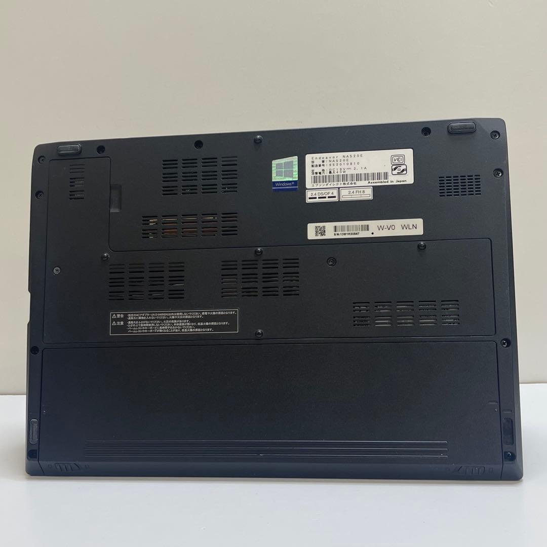 Windowsノート本体 #516 EPSON Endeavor NA520E i7-8565U 8GB