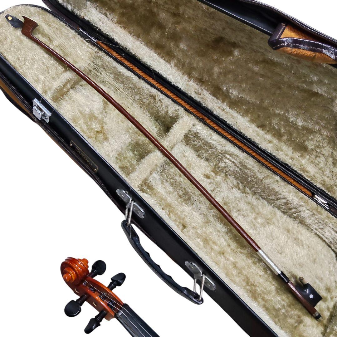 SUZUKI No.220 1/4 バイオリン 1985 弦楽器 ケース 肩当て