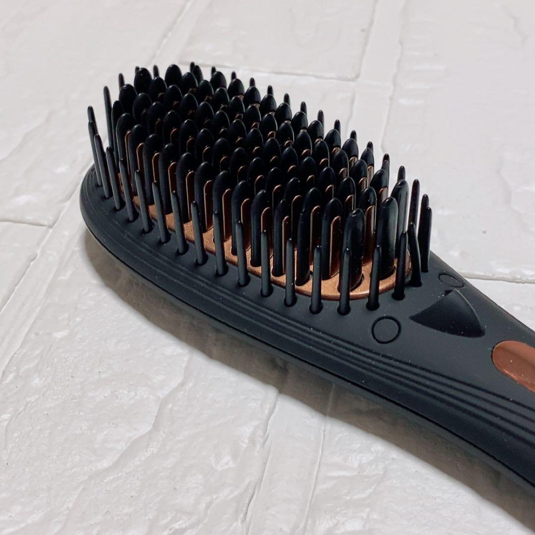 43★ストレートブラシ アイロン LEDパネル 火傷防止 16段階温度調節可能