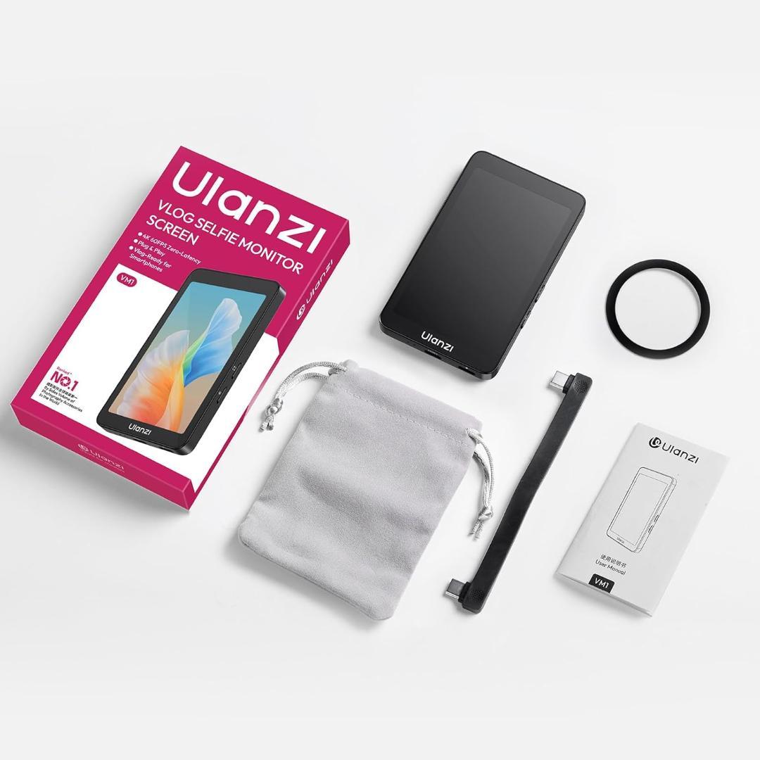 Ulanzi VM1 スマホ用背面自撮りモニター iPhone/Android