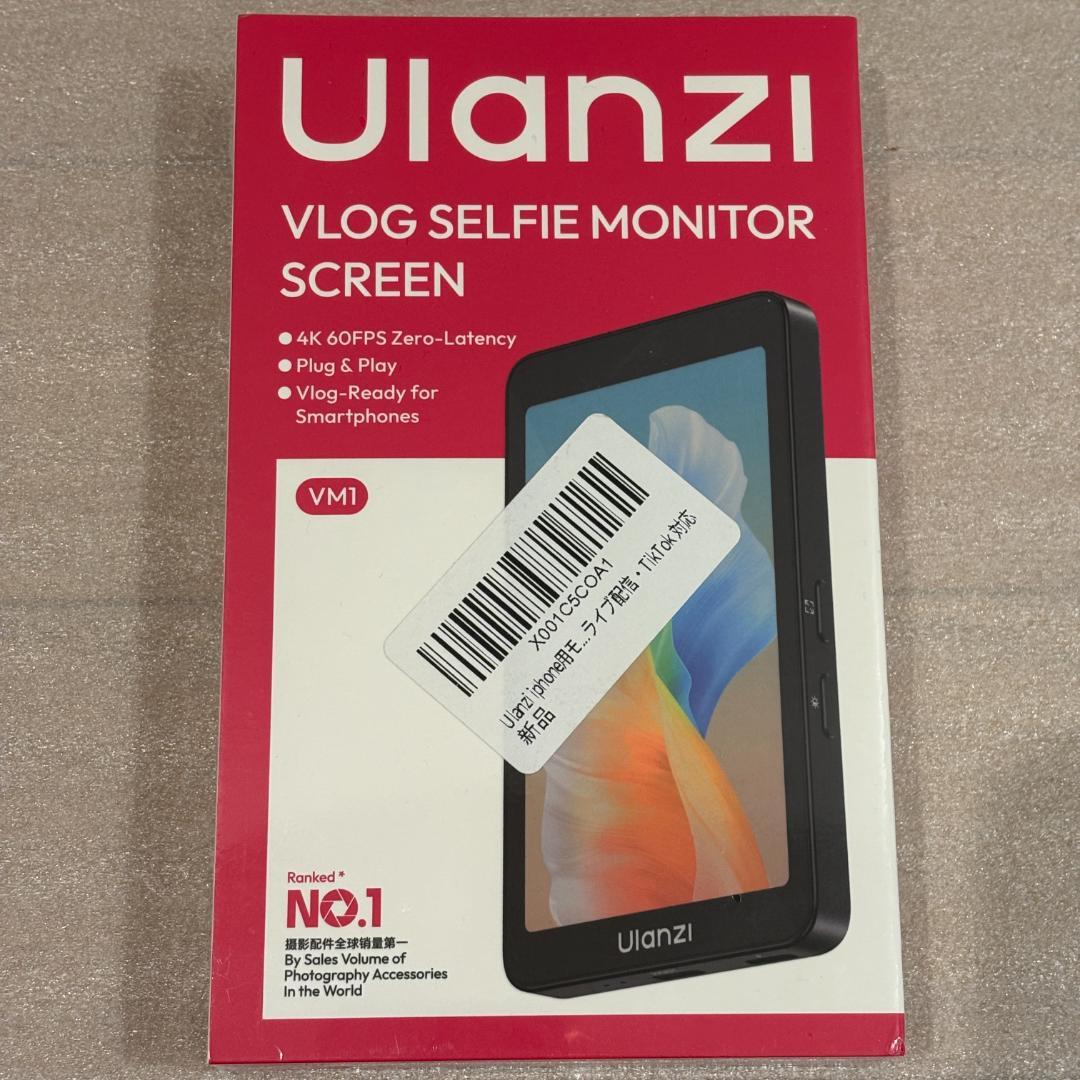 Ulanzi VM1 スマホ用背面自撮りモニター iPhone/Android