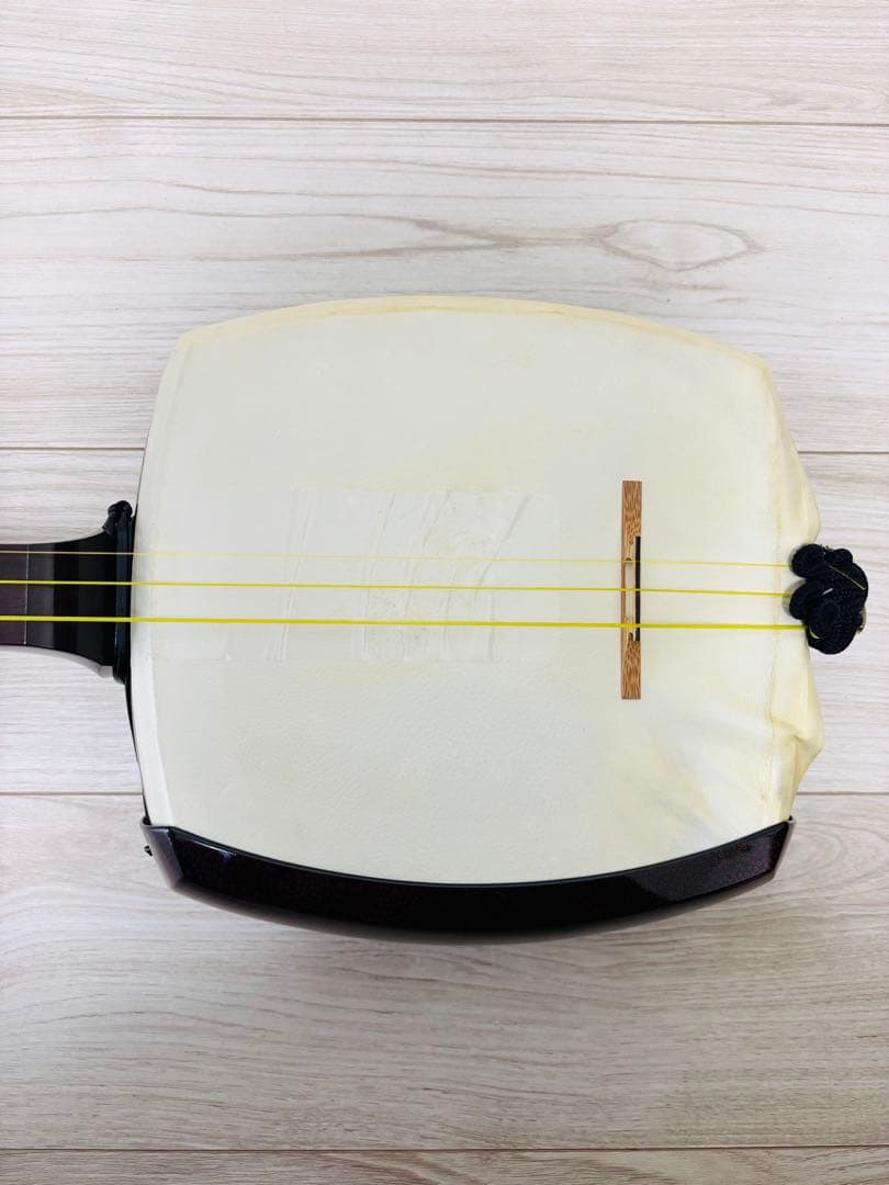 津軽三味線　太棹　紅木　綾杉胴