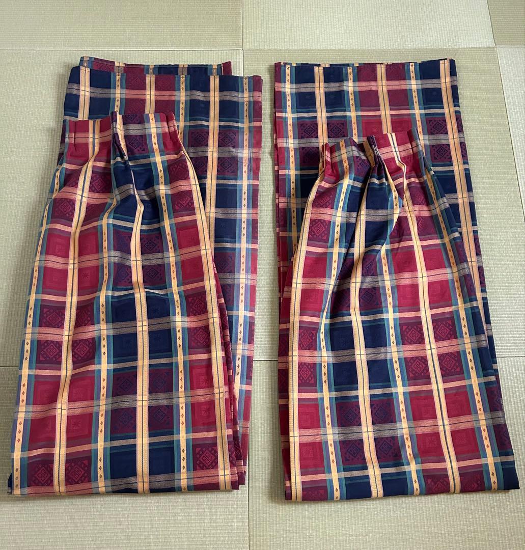 外国製カーテン✖️2枚