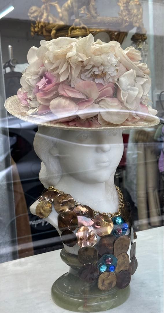 #ネックレスとイヤリング バングルセット　デザイナー工芸品　ビンテージ