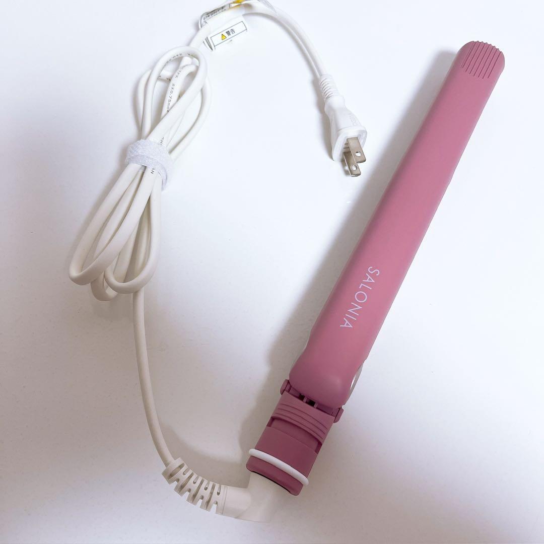 サロニア ストレート ヘアアイロン イオン ドライヤー マイニュアンス ピンク