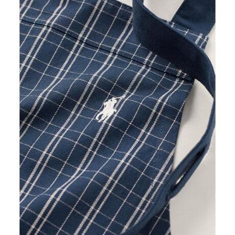 新品 ラルフ ローレン Clark チェック コットン ツイル フル エプロン