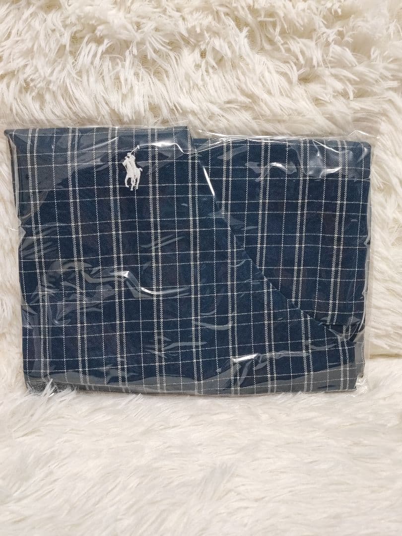 新品 ラルフ ローレン Clark チェック コットン ツイル フル エプロン