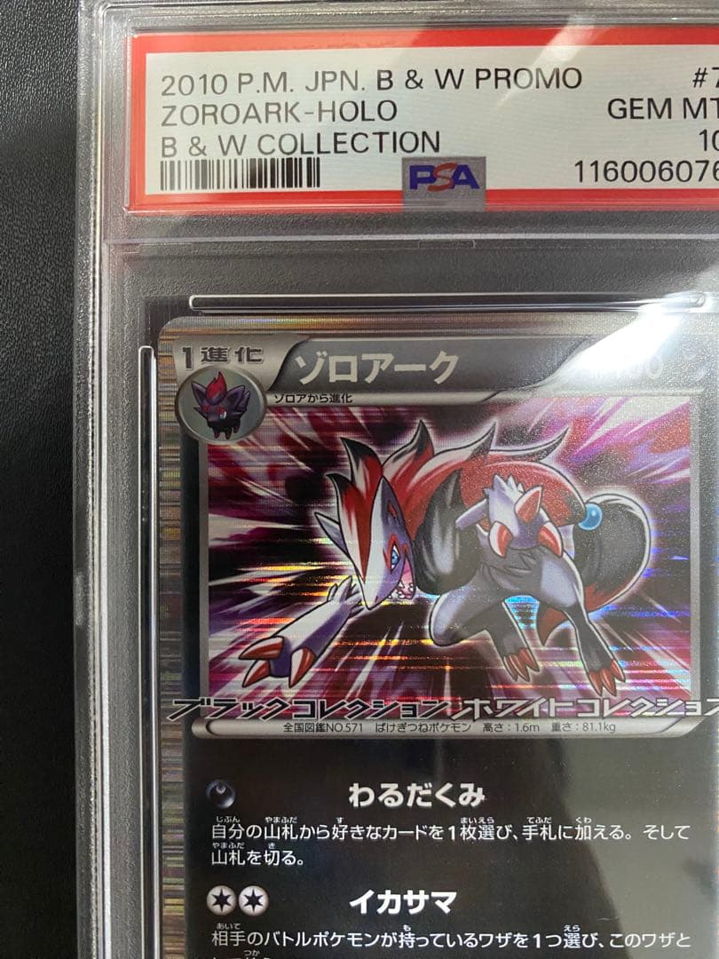 ゾロアーク プロモ psa10 BW-P ポケモンカード　② 世界で34枚