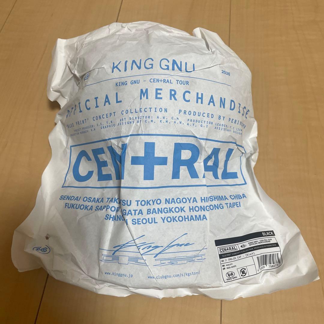 King Gnu CEN+RAL 帽子　キャップ　　ブラック