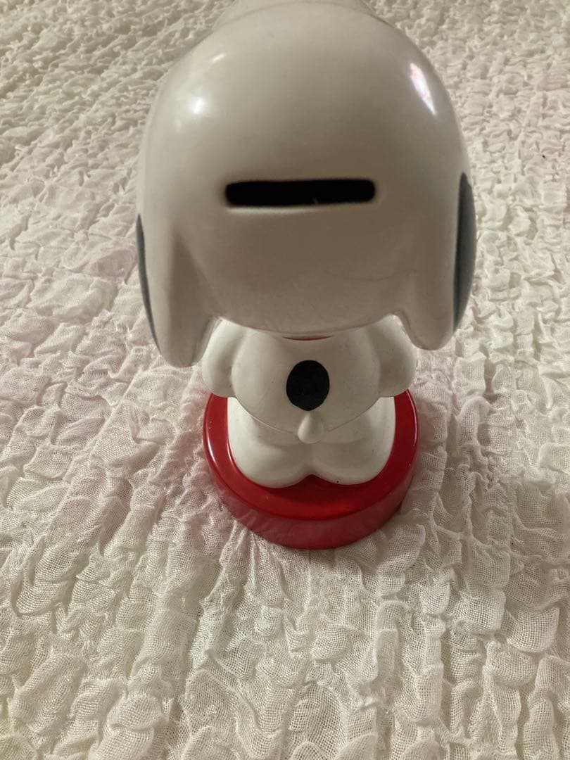 スヌーピー　ビッグサイズ　貯金箱　バンク　陶器製