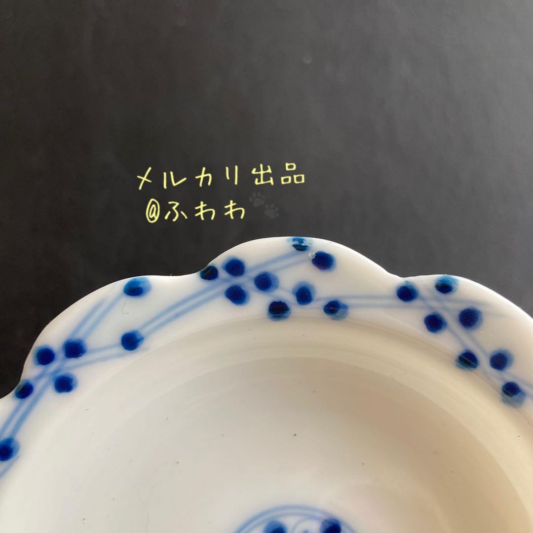 染付梅豆皿　豆鉢　徳永遊心、白山陶器やポーリッシュポタリー、キナリノや皐月窯好き