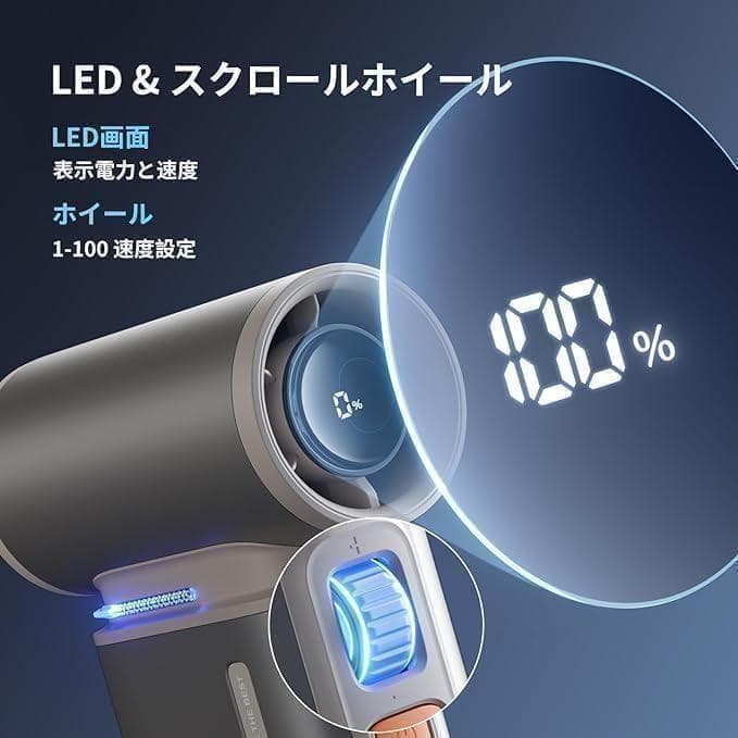 ＠ＪｉｓｕＬｉｆｅハンディファン★強力小型扇風機　電動エアダスター（爆風・強風）