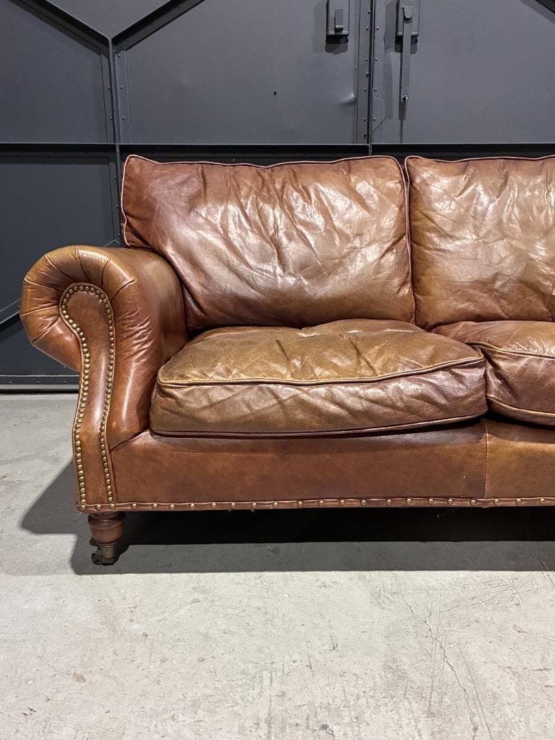 ◉HALO　ハロ◉ BALMORAL　3人掛けレザーソファ　バルモラル